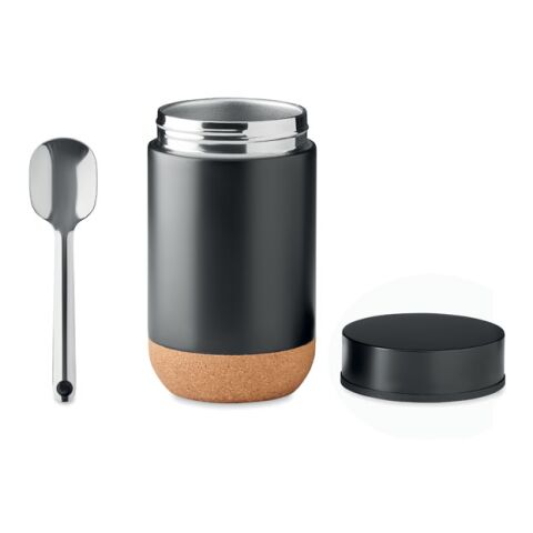 Double wall storage jar 400 ml noir | sans marquage | non disponible | non disponible | non disponible