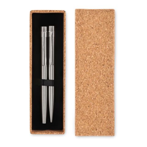 Recycled stainless steel pens argent mate | sans marquage | non disponible | non disponible