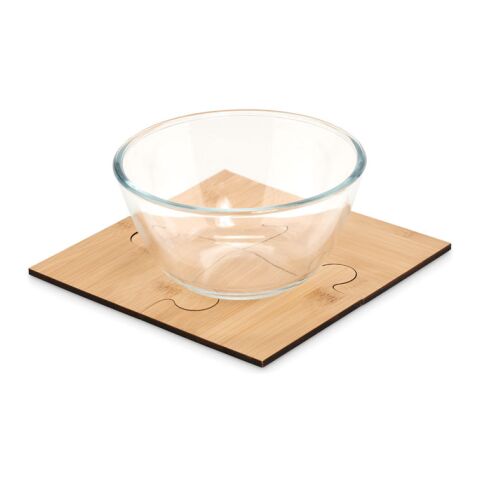 Set of 4 puzzle coasters bois | sans marquage | non disponible | non disponible