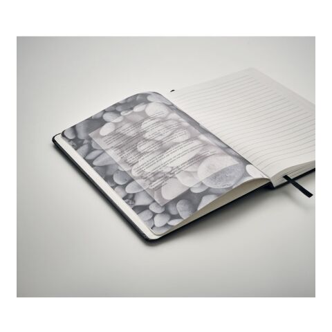 A5 notebook recycled carton noir | sans marquage | non disponible | non disponible