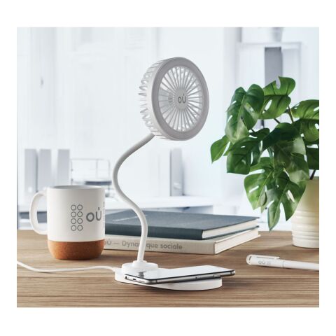 Desktop charger fan with light blanc | sans marquage | non disponible | non disponible | non disponible