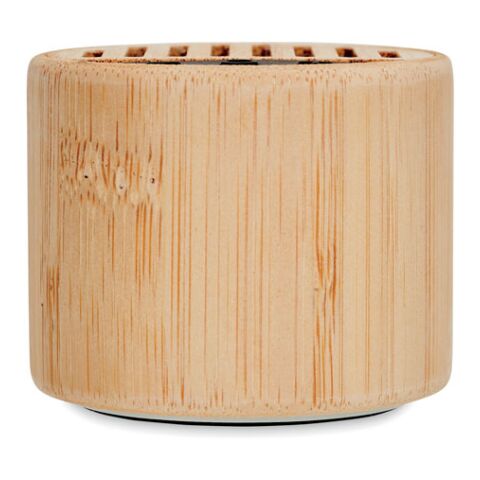 Round bamboo wireless speaker bois | sans marquage | non disponible | non disponible | non disponible