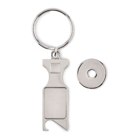 Euro Token keyring argent mate | sans marquage | non disponible | non disponible