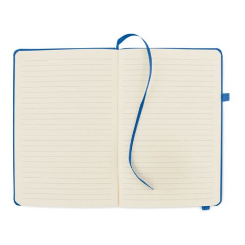 Recycled PU A5 lined notebook bleu royal | sans marquage | non disponible | non disponible | non disponible