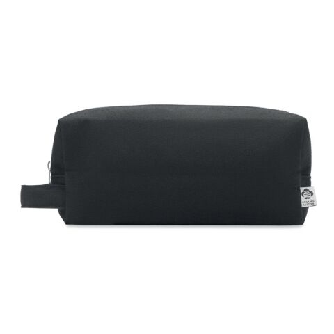 Canvas cosmetic bag 220 gr/m² noir | sans marquage | non disponible | non disponible | non disponible