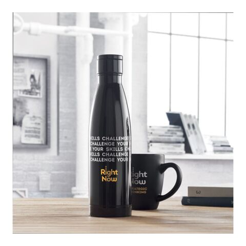 Thermometer bottle 500ml noir | sans marquage | non disponible | non disponible | non disponible