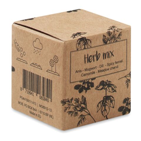 Bombe de graines d&#039;herbes beige | sans marquage | non disponible | non disponible | non disponible