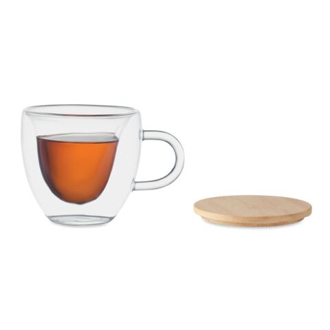 Tasse borosilicaté double paroi transparent | sans marquage | non disponible | non disponible | non disponible