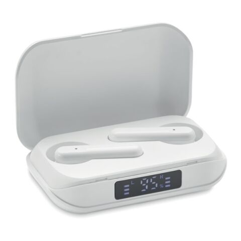 Ecouteurs TWS en ABS recyclé blanc | sans marquage | non disponible | non disponible | non disponible