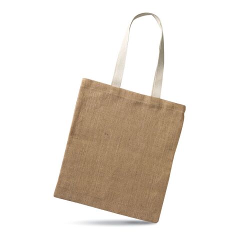 Sac provisions en jute beige | sans marquage | non disponible | non disponible | non disponible