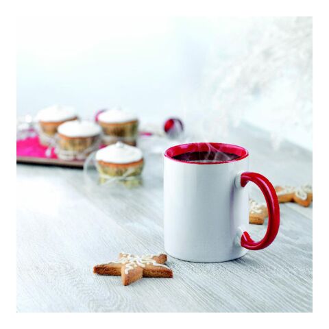 Mug coloré rouge | sans marquage | non disponible | non disponible