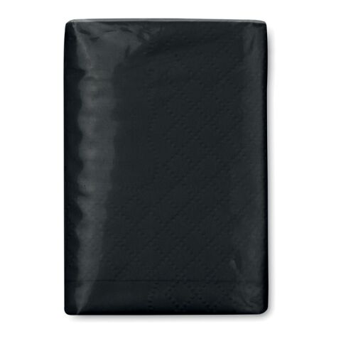 Mini paquet de mouchoirs noir | sans marquage | non disponible | non disponible | non disponible