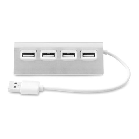 Duplicateur USB 4 ports argent mate | sans marquage | non disponible | non disponible