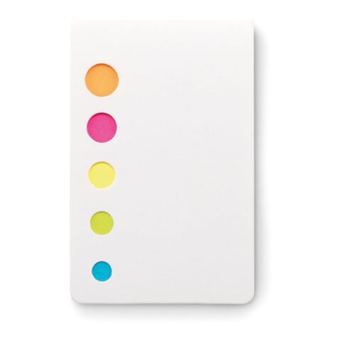 Marqueurs adhésifs 5 couleurs blanc | sans marquage | non disponible | non disponible | non disponible
