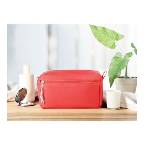 Trousse de toilette sans PVC rouge | sans marquage | non disponible | non disponible | non disponible