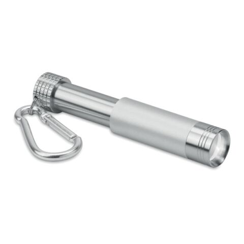 Porte-clés LED en alu /ABS argent | sans marquage | non disponible | non disponible