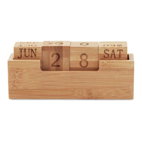 Calendrier en bambou bois | sans marquage | non disponible | non disponible