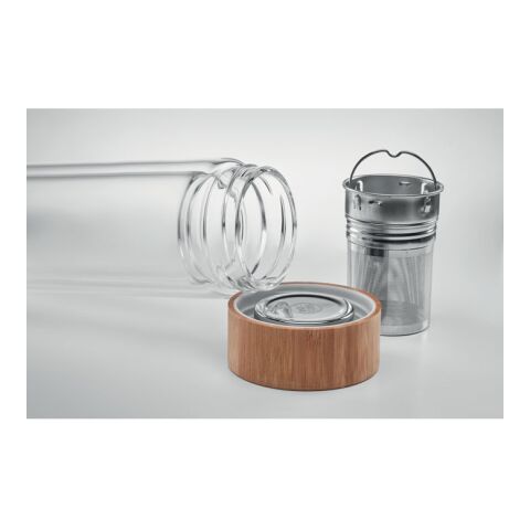 Gourde double paroi  en verre transparent | sans marquage | non disponible | non disponible