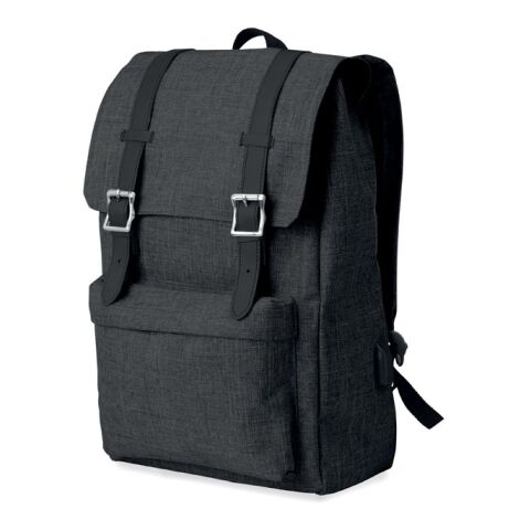 Sac à dos en polyester 600D noir | sans marquage | non disponible | non disponible | non disponible