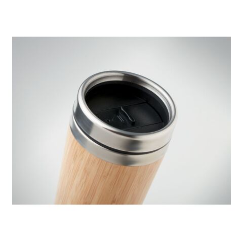 Gobelet double paroi en bambou bois | sans marquage | non disponible | non disponible | non disponible