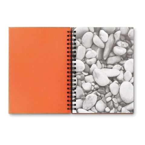 Cahier à spirales 70 feuilles. orange | sans marquage | non disponible | non disponible