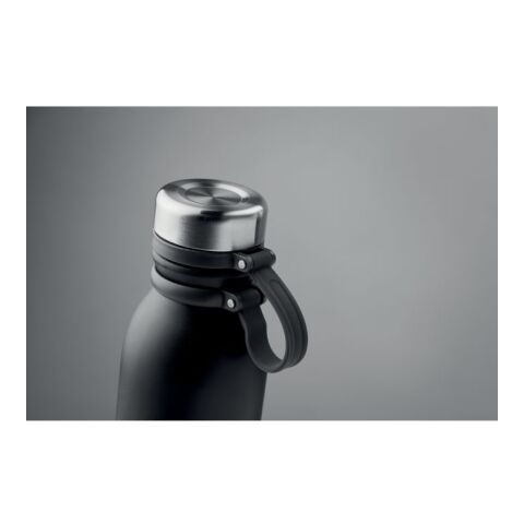 Bouteille double paroi 600ml. noir | sans marquage | non disponible | non disponible | non disponible