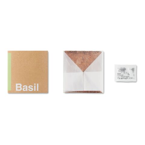 Substrat avec graines Basilic. beige | sans marquage | non disponible | non disponible | non disponible