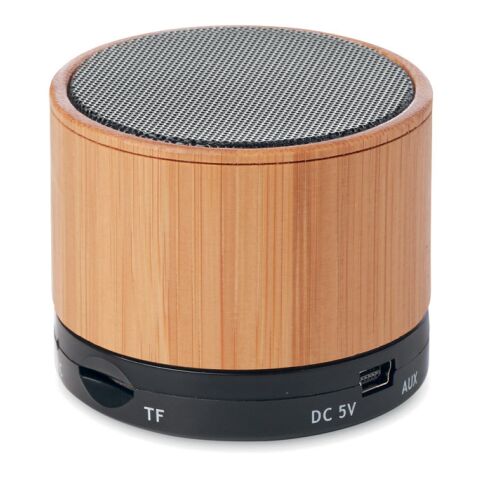 Haut-parleur Bluetooth bambou. noir | sans marquage | non disponible | non disponible | non disponible