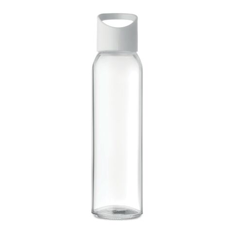 Bouteille en verre coloré avec poignée - 470ml blanc | sans marquage | non disponible | non disponible | non disponible