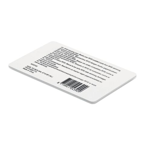 Carte de blocage RFID blanc | sans marquage | non disponible | non disponible | non disponible