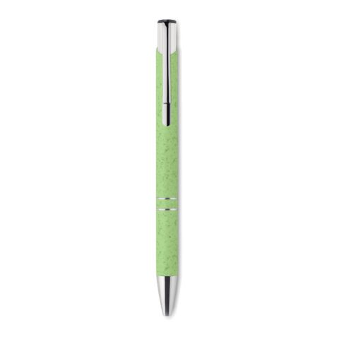 Stylo poussoir blé paille ABS vert | sans marquage | non disponible | non disponible