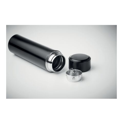 Bouteille  avec thermomètre noir | sans marquage | non disponible | non disponible | non disponible