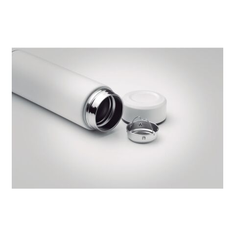 Gourde de 470 ml double paroi blanc | sans marquage | non disponible | non disponible | non disponible