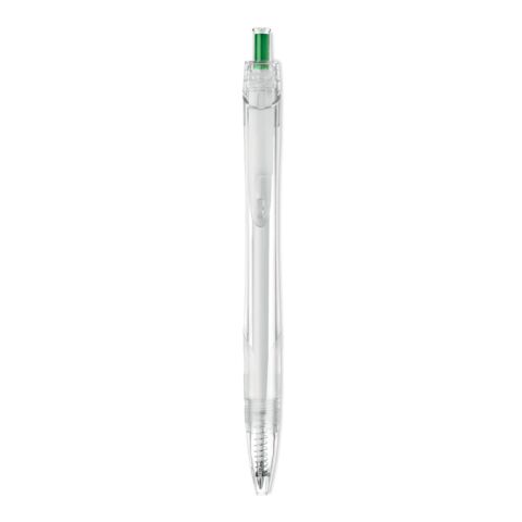 Stylo bille push en RPET vert | sans marquage | non disponible | non disponible