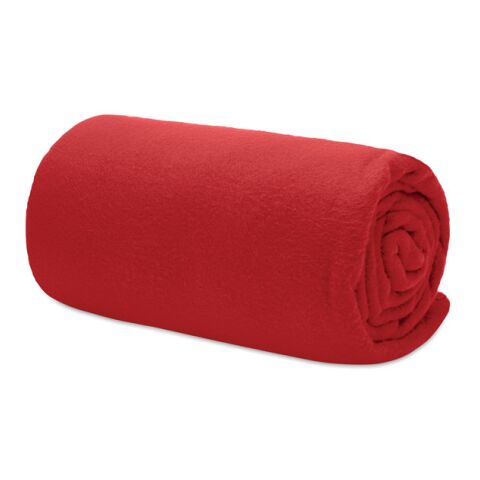 Couverture de voyage en RPET rouge | sans marquage | non disponible | non disponible | non disponible