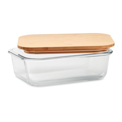 Lunchbox en verre et bambou transparent | sans marquage | non disponible | non disponible | non disponible