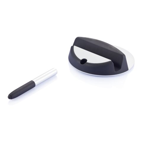 Support à tablette avec stylet Chef noir-argent | sans marquage | non disponible | non disponible | non disponible
