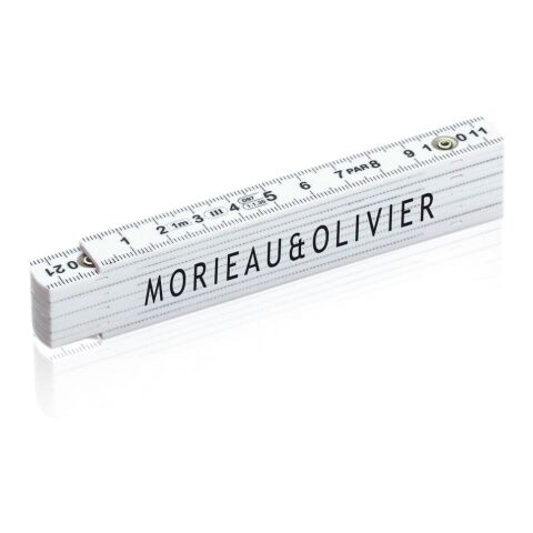 Mètre pliable blanc | sans marquage | non disponible | non disponible