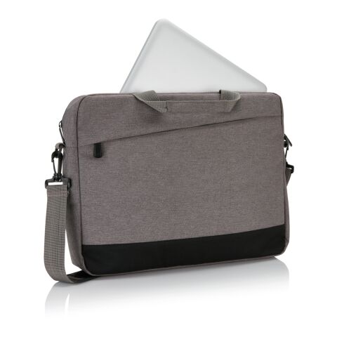 Sac à ordinateur portable 15&quot; Trend gris-noir | sans marquage | non disponible | non disponible | non disponible