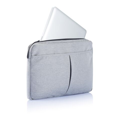 Pochette pour ordinateur portable 15” sans PVC gris | sans marquage | non disponible | non disponible | non disponible