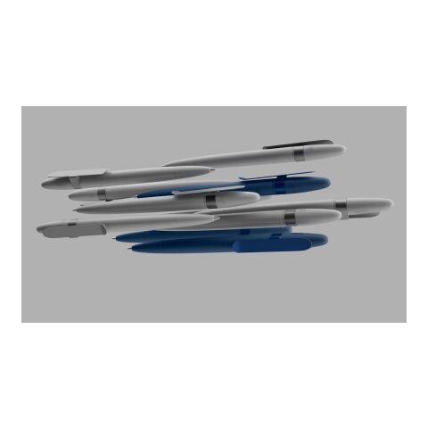 Prodir DS5 stylo à bille twist Soft Touch et agrafe métal bleumarine/bleu marine | non disponible | sans marquage | S61 Sideral Blue