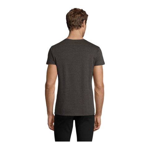 REGENT FIT T-SHIRT HOMME anthracite chine | L | Sérigraphie 1 couleur | poitrine avant | 100 mm x 100 mm | non disponible