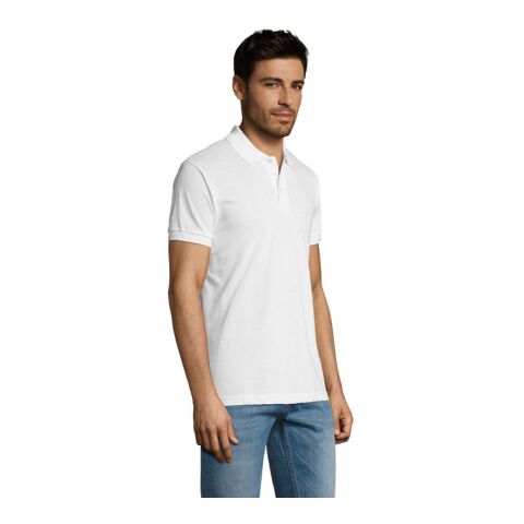 PRIME MEN POLO 200g blanc | M | sans marquage | non disponible | non disponible | non disponible