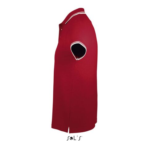 PASADENA MEN POLO 200 Rouge/Blanc | M | sans marquage | non disponible | non disponible | non disponible