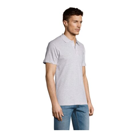 SUMMER II MEN Polo 170g blanc chiné | XL | sans marquage | non disponible | non disponible | non disponible