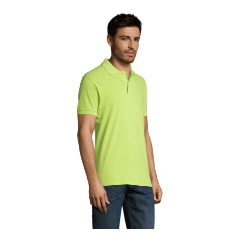 PERFECT MEN Polo 180g vert pomme | L | Sérigraphie 1 couleur | poitrine avant | 100 mm x 100 mm | non disponible