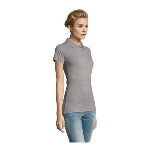 PERFECT WOMEN POLO 180 gris chine 2 | L | sans marquage | non disponible | non disponible | non disponible