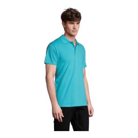 SPRING II Polo Homme 210g bleu atoll | XXL | sans marquage | non disponible | non disponible | non disponible