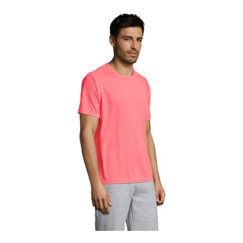 SPORTY MEN T-Shirt corail fluo | XL | sans marquage | non disponible | non disponible | non disponible