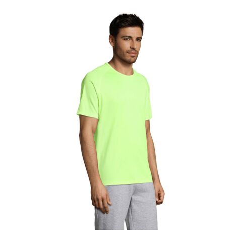 SPORTY MEN T-Shirt jaune fluo | XXS | sans marquage | non disponible | non disponible | non disponible